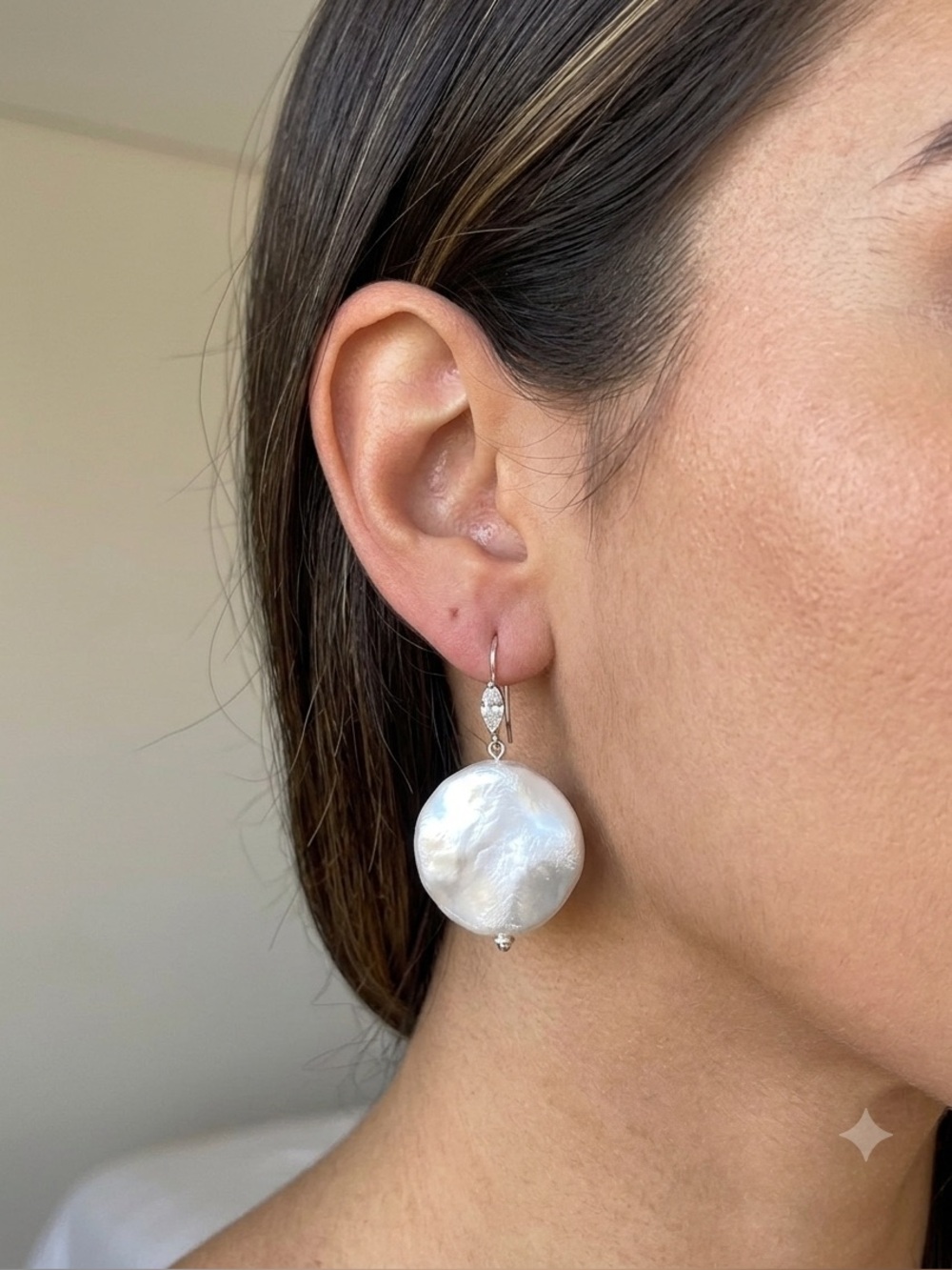 Drop Dangle Pearl Earrings